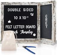 felt letter board(black &amp logo