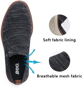 img 1 attached to 👞 BayQ Knit Loafers: Lightweight Men's Driving Shoes & Slip-Ons