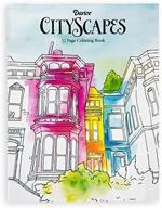 darice 30000609 cityscapes coloring adults logo