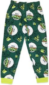 img 1 attached to 👾 Lego Star Wars Boys 2 Piece Fleece Pajama Set, Green: Cozy and Fun Sleepwear for Jedi-Inspired Adventures