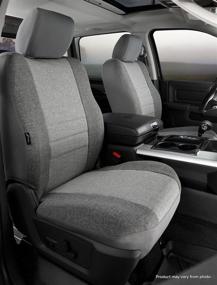img 2 attached to Fia OE38-15 GRAY Custom Fit 🪑 Tweed Front Seat Cover - Gray: Bucket Seats