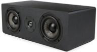 🎵 black micca mb42x-c advanced passive center channel speaker for home theater and surround sound - 2-way configuration, each logo