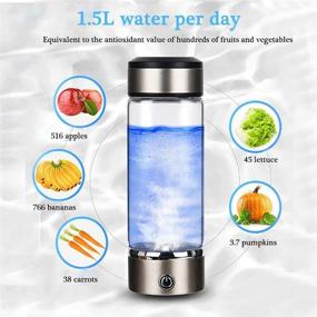 img 3 attached to 💧 DQXY Hydrogen Water Bottle: Portable Ionizer for Hydrogen Rich Water – Enhancing Health on the Go!