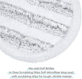 img 3 attached to 🧹 OGORI 4 Pack Electric Mop Pads: Easy Microfiber Spin Mop Refills for Effortless 6.5inch Cleaning