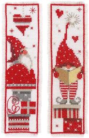 img 4 attached to Vervaco Christmas Bookmarks Counted Cross Stitch