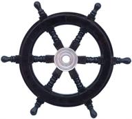 hampton nautical deluxe decorative steering logo