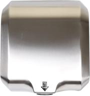 efficient and durable: goetland stainless steel commercial hand dryer for high-speed performance - 1800w automatic, heavy duty, dull polished finish logo
