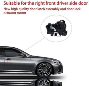 img 2 attached to 🔒 Scion Door Lock Actuator & Latch Assembly KEDAKEJI K0020L - Passenger Side Front (Right) - Replaces 69030-06200, 69030-0C050, 69030-42230, 931-403