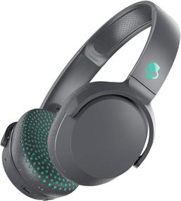img 4 attached to 🎧 Skullcandy Riff Wireless On-Ear Headphone - Stylish Grey/Teal Gray/Speckle/Miami Design for Ultimate Sound Experience