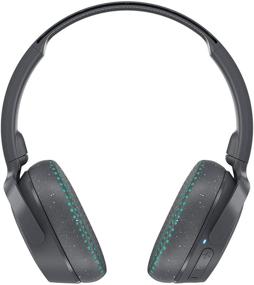 img 3 attached to 🎧 Skullcandy Riff Wireless On-Ear Headphone - Stylish Grey/Teal Gray/Speckle/Miami Design for Ultimate Sound Experience