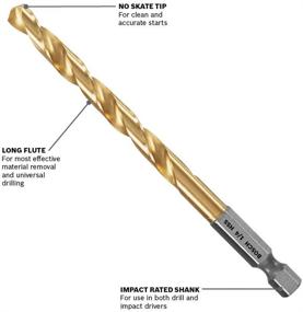 img 3 attached to 🔩 Bosch 8 Inch Impact Titanium Drill Bit: TI2135IM