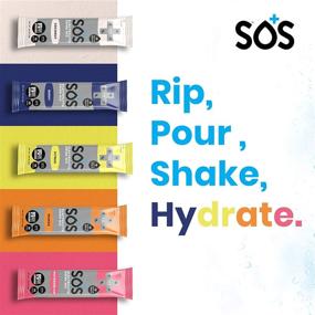 img 2 attached to SOS Hydration Electrolyte Replacement Powder Drink Mix Stick Packets- Variety Pack - 20 Count (0.16 oz/pack) - 20ct