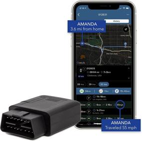 img 4 attached to 🌐 Lightning GPS OBD-II Plug-in Real-Time GPS Vehicle Tracker | Fleet, Vehicles, Children, Teens, Elderly, Valuables, Cars | Subscription Required!