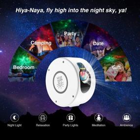 img 3 attached to Captivating Hiya-Naya Star Projector: Transform Your Bedroom into a Mesmerizing Galaxy with 14 Stunning Light Effects