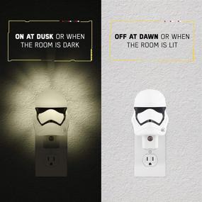 img 3 attached to 🌟 Star Wars Mini Stormtrooper Night Light with LED, Collector’s Edition, Plug-in, Dusk-to-Dawn Sensor, Disney, Ideal for Bedroom, Bathroom, Nursery, 44608 - Enhanced SEO