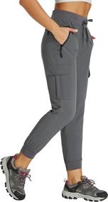 img 2 attached to 🩳 Lightweight Quick Dry Sweatpants for Women - SPECIALMAGIC Hiking Cargo Jogger Pants with Pockets