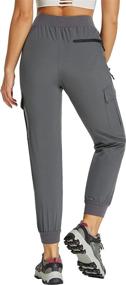 img 1 attached to 🩳 Lightweight Quick Dry Sweatpants for Women - SPECIALMAGIC Hiking Cargo Jogger Pants with Pockets