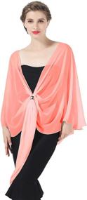 img 3 attached to Shawls Chiffon Wedding Evening Dresses Women's Accessories in Scarves & Wraps