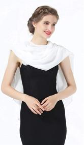 img 1 attached to Shawls Chiffon Wedding Evening Dresses Women's Accessories in Scarves & Wraps