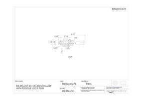 img 1 attached to STA CO 331 R Защелка Toggle