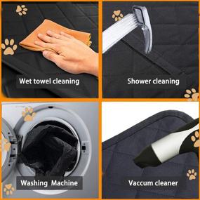 img 2 attached to 🐶 AURIONO Dog Car Seat Cover: 100% Waterproof Pet Seat Cover for Cars, Trucks & SUVs