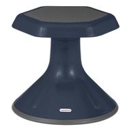 🪑 enhance active learning with learniture active learning chair/ stool, 12" h - navy, lnt-3046-12nv logo