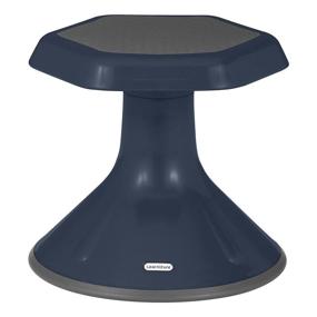 img 4 attached to 🪑 Enhance Active Learning with Learniture Active Learning Chair/ Stool, 12" H - Navy, LNT-3046-12NV