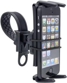 img 3 attached to Arkon Bike Handlebar Phone Strap Mount - iPhone XS Max, XS, XR, X, 8, Galaxy Note 9, 8, S10, S9 - Retail Black