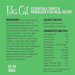 img 2 attached to 🐟 Tiki Pets Tiki Cat Essentials High Protein Dry Food for Cats and Kittens with Trout and Menhaden Fish Meal Recipe - Complete and Balanced Nutrition
