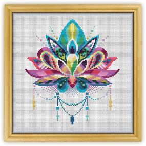 img 3 attached to Mandala Patterns Embroidery Needlepoint Stitches