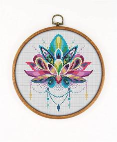 img 4 attached to Mandala Patterns Embroidery Needlepoint Stitches