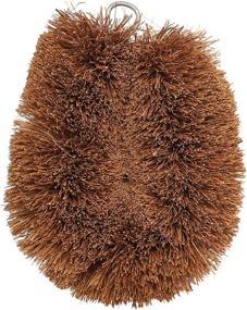 img 2 attached to 🥕 Set of 2 Redecker Vegetable Brushes, 4 x 3 inches, Coconut Fiber Bristles Efficiently Clean Soft and Tough-Skinned Fruits and Veggies, with Wire Hanging Loop for Storage - Natural