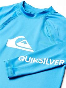 img 1 attached to 🏄 Quiksilver Boys' Long Sleeve Youth Rashguard Surf Shirt for All Day Protection