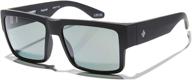 spy optic unisex cyrus soft matte black/happy grey green polar sunglasses: sleek style and enhanced vision logo