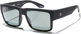 img 4 attached to Spy Optic Unisex Cyrus Soft Matte Black/Happy Grey Green Polar Sunglasses: Sleek Style and Enhanced Vision