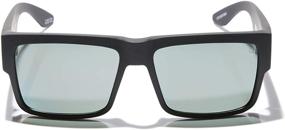 img 3 attached to Spy Optic Unisex Cyrus Soft Matte Black/Happy Grey Green Polar Sunglasses: Sleek Style and Enhanced Vision