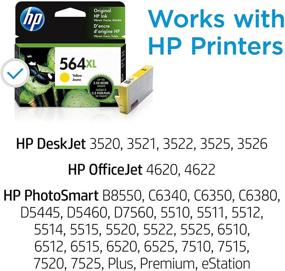 img 3 attached to 🖨️ HP 564XL Yellow Ink Cartridge for HP DeskJet & Officejet Series - Compatible with C6300, 6500, 7500 & More!