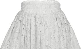 img 2 attached to 👸 Princess Perfect: Flower Girls' Tutu Skirts and Lace Tops in Candy Colors for Birthday Parties