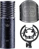 🎤 aston microphones spirit black bundle: limited edition mic studio production set logo