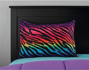 img 1 attached to Pop Shop Rainbow Comforter Multicolor