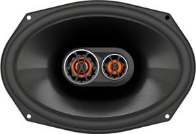 img 1 attached to 🔊 JBL Club 9630 480 Peak Power 6x9 3 ом Club Series 3-Way UV-Resistant Polypropylene Woofers Коаксиальные автомобильные аудио стерео динамики + решетки - комплект с наушниками Alphasonik