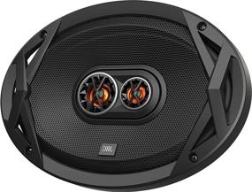 img 2 attached to 🔊 JBL Club 9630 480 Peak Power 6x9 3 ом Club Series 3-Way UV-Resistant Polypropylene Woofers Коаксиальные автомобильные аудио стерео динамики + решетки - комплект с наушниками Alphasonik