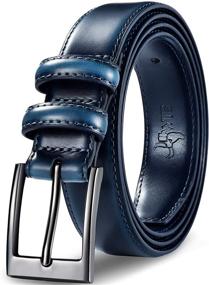 img 4 attached to DWTS Classic Casual Single Buckle Men's Accessories