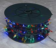 decobrite led 69ft (21m) 300 ct christmas string lights multicolor - green wire логотип