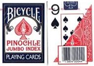 🔎 magnifying aids: large print pinochle playing cards (2 decks) - enhance your game! logo