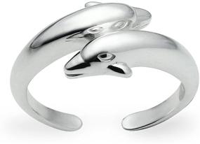 img 3 attached to Sterling Silver Polished Twin Dolphins