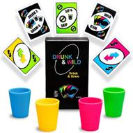 🎉 ultimate fun drinking games for adults: 21st birthday gifts card games with shot glasses & waterproof playing cards – perfect for outdoor parties! логотип