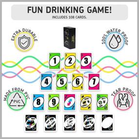 img 2 attached to 🎉 Ultimate Fun Drinking Games for Adults: 21st Birthday Gifts Card Games with Shot Glasses & Waterproof Playing Cards – Perfect for Outdoor Parties!