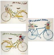 🚲 swededishcloths bike sayings set: eco-friendly absorbent cleaning cloths (pack of 3, assorted designs) logo