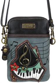 img 1 attached to 🎹 Piano-inspired Chala Cellphone Crossbody Handbag: A Perfect Blend of Style and Functionality for Women's Handbags & Wallets!